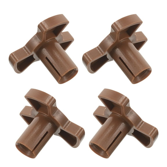 SEWOART 4Pcs Microwave Turntable Coupler Plastic Support Shaft for Home Use