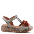 thumbnail image 5 of L’Artiste Tempest Hand-Painted Leather Wedge Sandal, 5 of 7
