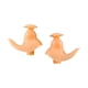 thumbnail image 3 of Tapones para los oídos de silicona suave para natación, impermeables, con cancelación de ruido Naranja, 3 of 9