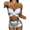 thumbnail image 5 of Traje de baño floral tropical Oso de Fresa 3 piezas Bikini Acolchado XL, 5 of 5