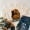 thumbnail image 6 of Long Live Halloween T-Shirt, Retro Black Cat Pumpkin Tee for Horror Fans, 6 of 6
