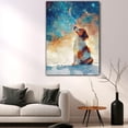 thumbnail image 5 of Pet Decor Starry Night Van Gogh Inspired Nederlandse Kooikerhondje Dog Pet Canvas Family Friend Peace Oil Painting Art Print Poster Wall Decor, 5 of 6