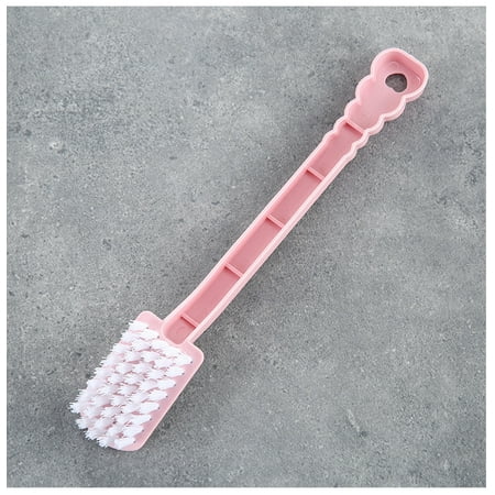 

Cleaning Shoe Brush Multifunctional Long Handle Shoe Brush Cleaner Hangable Soft Bristle Shoe Brush for Cleaning Pink F171238