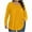 Orange, variant on Womens Plus Size Tunic Tops Long Sleeve Crew Neck Shirts Pleated Dressy Casual Blouse L-5XL