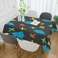 thumbnail image 5 of Coolnut Tablecloth 54" x 72" Cute Cloud Planes Rectangle Table Cloth Stain-Resistant Dining Table Cover for Home Dinner Party House Decor, 5 of 7