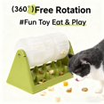 thumbnail image 2 of Rolling Treat Dispenser Dog Toy With Adjustable Food Opening NonSlip Base Interactive Feeding Game For Canine Enrichment, 2 of 11