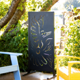 thumbnail image 1 of CORE 2x4 ft Privacy Screen | PVC Outdoor Fence Panel | Oasis Hummingbird | Free Shipping, 1 of 3