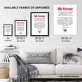 thumbnail image 3 of Artery8 Love Poem Horror Fan Partner Romantic Poetry Fun Bedroom Large Wall Art Poster Print Thick Paper 18X24 Inch, 3 of 3