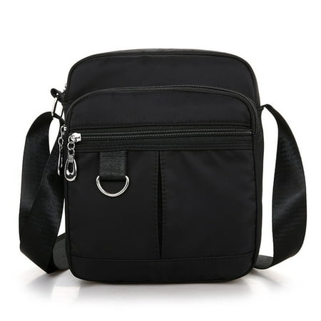Generic Casual Nylon Purse Handbag  Multi Compartment Crossbody Bag  Waterproof Shoulder Bag with Sturdy Belt  for Shopping  Traveling  Running  Cycling  Hiking