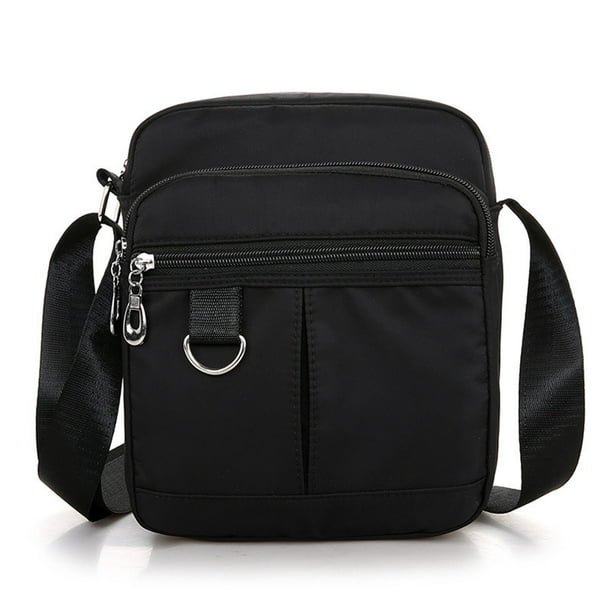 Bolso Bandolera Xiying de Nailon Mediano con Múltiples Compartimentos | Bolso Bandolera Convertible | Bolsa de Pecho de Tela Ligera y Fácil de Llevar | Organizador de Gran Capacidad | 1 Unidad