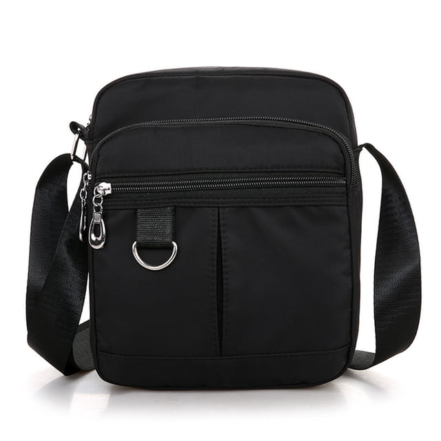 Bolso Bandolera Xiying de Nailon Mediano con Múltiples Compartimentos | Bolso Bandolera Convertible | Bolsa de Pecho de Tela Ligera y Fácil de Llevar | Organizador de Gran Capacidad | 1 Unidad