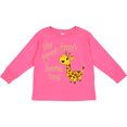 thumbnail image 3 of Inktastic My Great Aunt Loves Me Cute Giraffe Boys or Girls Long Sleeve Toddler T-Shirt, 3 of 5