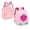 Pink, variant on WAYUTE Backpack for Kids Cute Cartoon Print Backpack for Toddler Girls Student Crossbody Straps Kindergarten Preschool Bookbag Casual School Activities