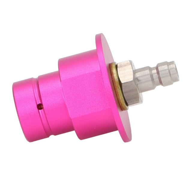 Quick CO2 Adapter, Oxidation Resistant Polished Surface Aluminum Alloy and Brass Compatibility Soda Maker Valve for Soda Water Machine