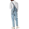 thumbnail image 2 of Mrrootc Men's Casual Solid Color Sleeveless Pockets Denim Jumpsuit, 2 of 3