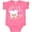 Hot Pink, variant on Inktastic First Birthday Cute Llama Cake Boys or Girls Baby Bodysuit