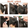 thumbnail image 6 of SEGO Clip in Ponytail Extension Wrap Around Long Straight Pony Tail Hair Synthetic Hairpiece, 6 of 6