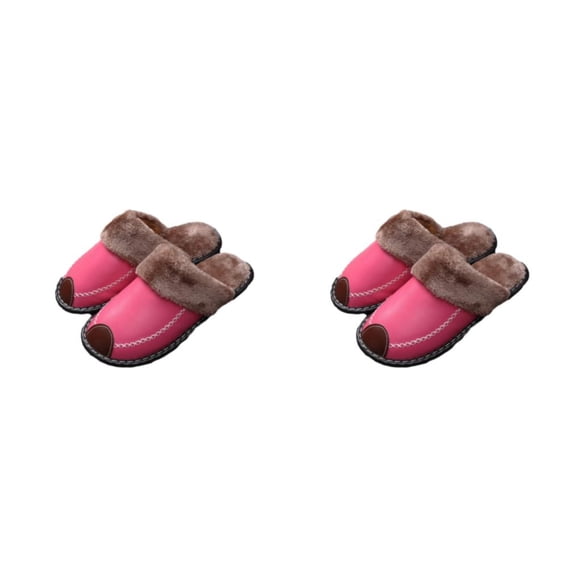 Minnieouse Zapatillas de casa, suministros de invierno, zapatos cálidos, accesorios impermeables para el hogar, calentador de estilo coreano, Type5 NO5