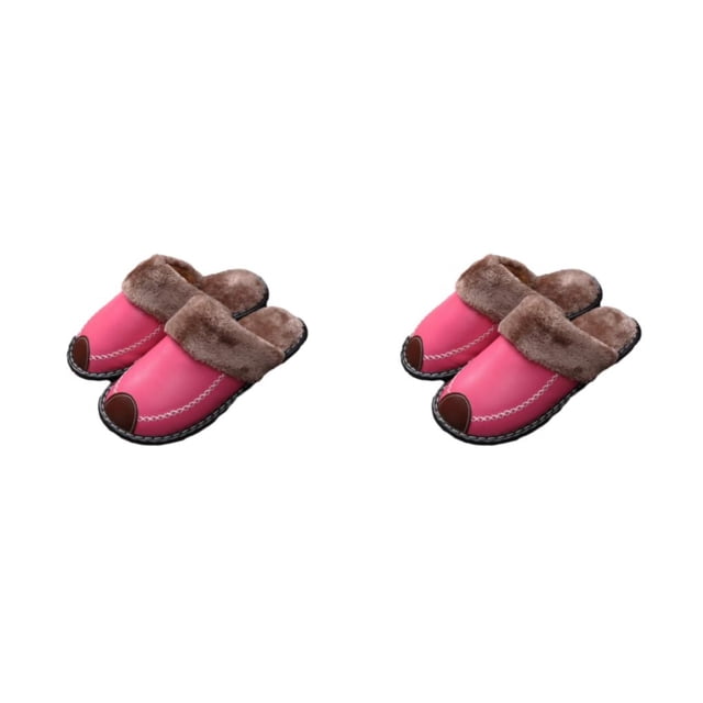 Minnieouse Zapatillas de casa, suministros de invierno, zapatos cálidos, accesorios impermeables para el hogar, calentador de estilo coreano, Type4 NO4