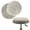 A257 Beige, variant on Bar Stool Covers Round Stretch Chair Seat Protector in Wine Red for Kitchen Counter Chairs with Elastic Band Fitting Twelve to Fourteen Inch Seats A266 Wine