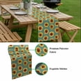 thumbnail image 5 of Turquoise Sunflowers Fall Table Runner - 72 Inch Long, Kitchen Dining Table Runner Dresser Scarves, Thanksgiving Botanical Floral Farmhouse Decor for Coffee Tables Wedding Party Banquet, 5 of 8