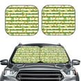 thumbnail image 2 of Fotbe Watercolor St Patrick Day 2-Piece Car Windshield Sun Shade | Sun Blocker for Car Windshield | Foldable Automotive Interior Accessories for Sun Protection-Small, 2 of 7