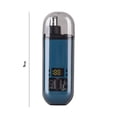 thumbnail image 3 of Men's Digital Display Nose Hair Trimmer Portable Shaving Scissors for Personal Grooming, 3 of 8