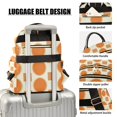 thumbnail image 3 of FORMRS Mini Backpack Purse for Women Quilted Travel Daypack Casual Shoulder Bag, Orange Geometric Pattern, 3 of 7