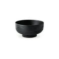 thumbnail image 1 of Nya 12 Inch Tabletop Decorative Bowl, Pedestal Round Base, Black Wood, 1 of 1