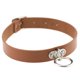 thumbnail image 1 of Sonducket Mujeres niñas gótico O-Ring Collar Punk PU cuero gargantilla collar corto collar joyería arnés para el cuello Ropa, zapatos y accesorios Miscelánea Café ligero Sonducket PS11244-10, 1 of 6