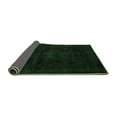 thumbnail image 2 of Ahgly Company Indoor Round Abstract Emerald Green Modern Area Rugs, 3' Round, 2 of 4