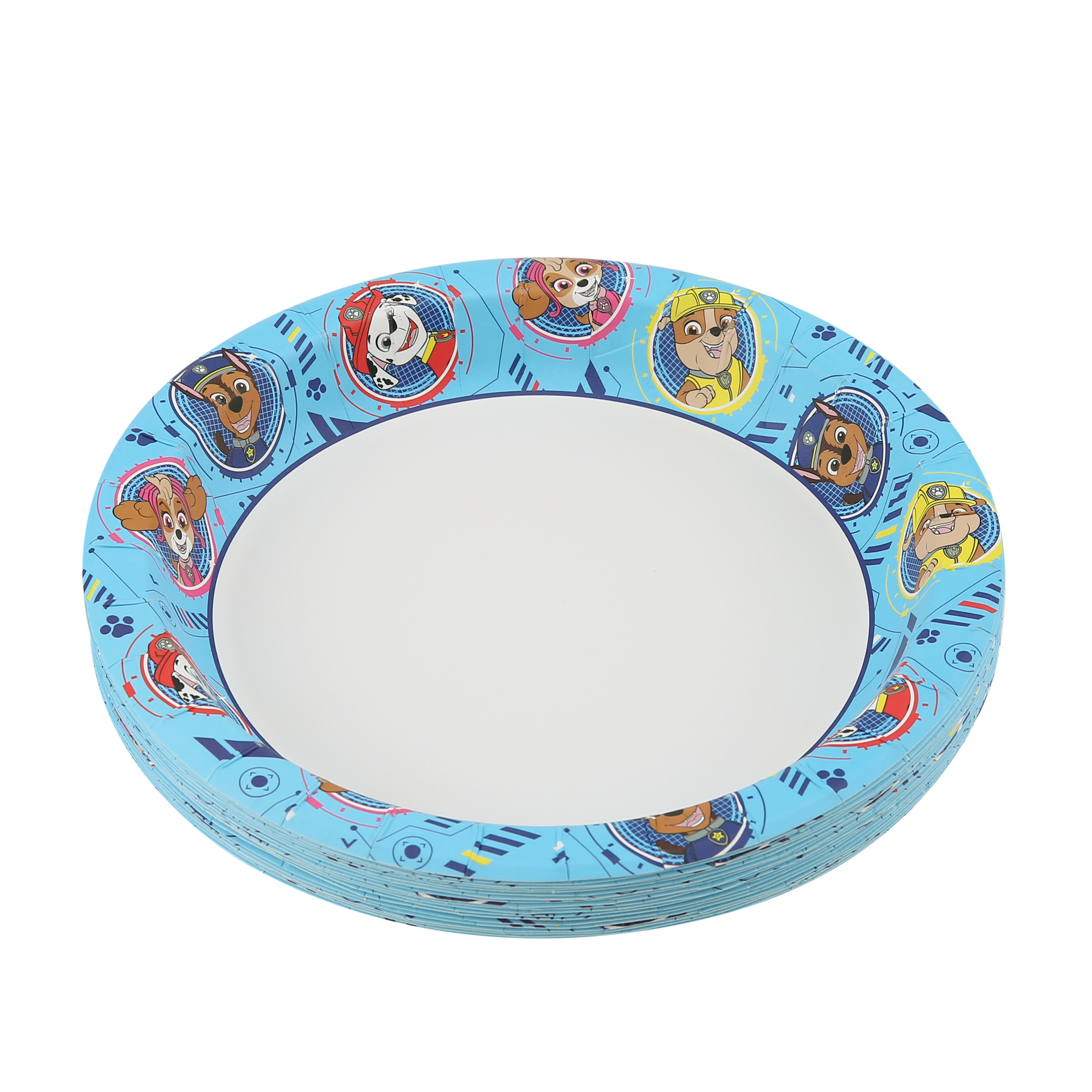 Glad for Kids Paw Patrol 8.5 Inch Round Paper Plates 20 Count