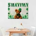 thumbnail image 2 of Nawypu Happy St. Patrick's Day Shamrock Clover Canvas Wall Art  Printed Pictures Artwork Posters Paintings Decoration for Living Room Bedroom Office Coffee Club New Home St. Patrick's Day Gifts, 2 of 6