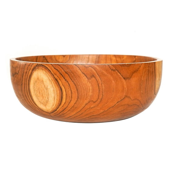 Classic Teak Wood Salad Serving Bowl