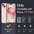 thumbnail image 2 of JETech Magnetic Case for iPhone 15 Plus 6.7-Inch Compatible with MagSafe Wireless Charging, Shockproof Phone Bumper Cover, Anti-Scratch Clear Back (Rose Gold), 2 of 6