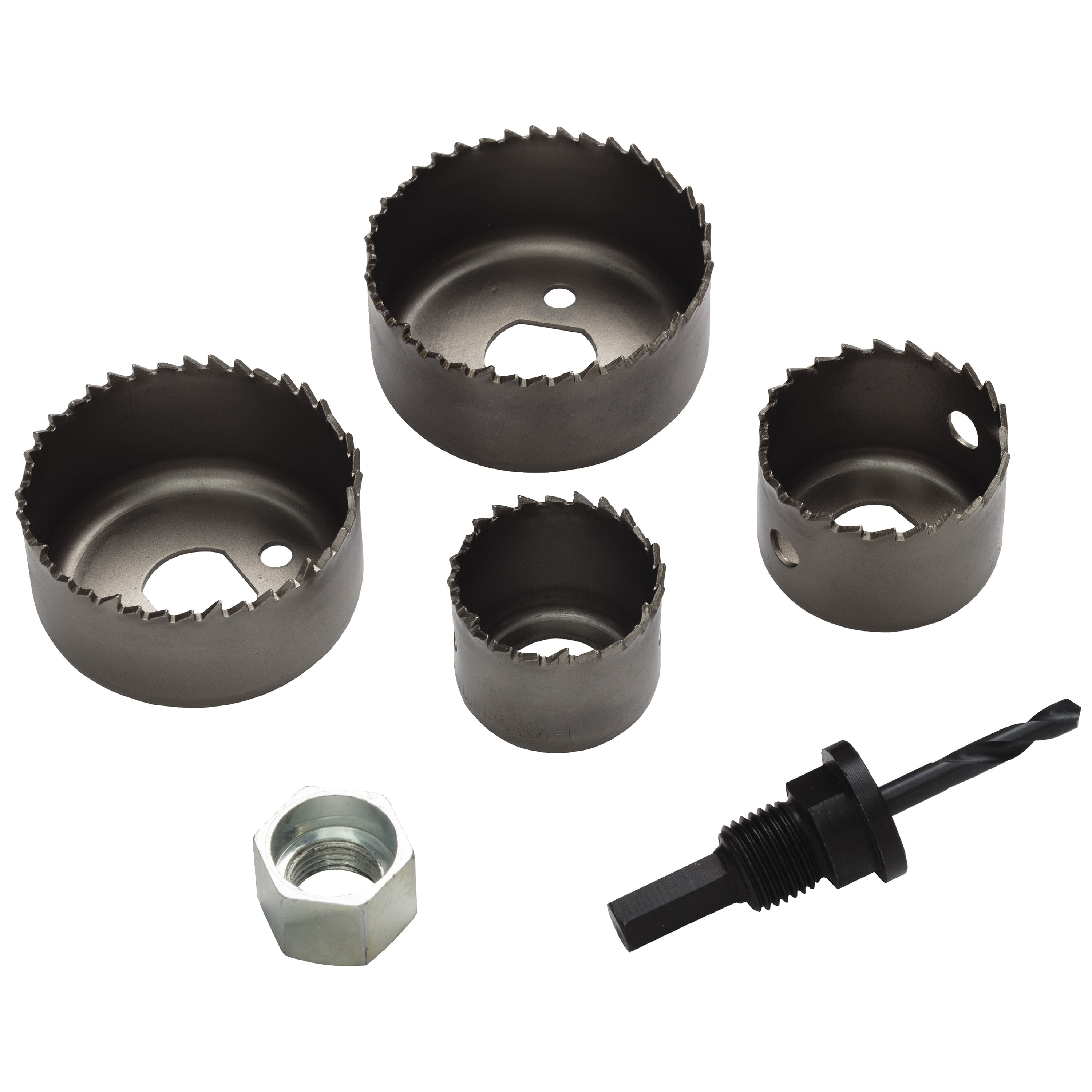Professional tool for heavy duty hole saw set 6 pics купить. Diam 41602022 57 мм. бурильная пила. приспособление энкор 19199. Saw set.
