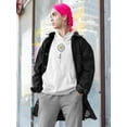thumbnail image 2 of Love Daisy Positive Heart  Hoodie Women -Image by Shutterstock, Female 3X-Large, 2 of 4