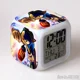 thumbnail image 3 of Reloj despertador con luz LED de 8 x 8 x 8 cm con diseño de Sonic the Hedgehog, Sonic the Sonic Boy, creativo, para estudiantes, con pantalla de hora, semana y mes, 3 of 5