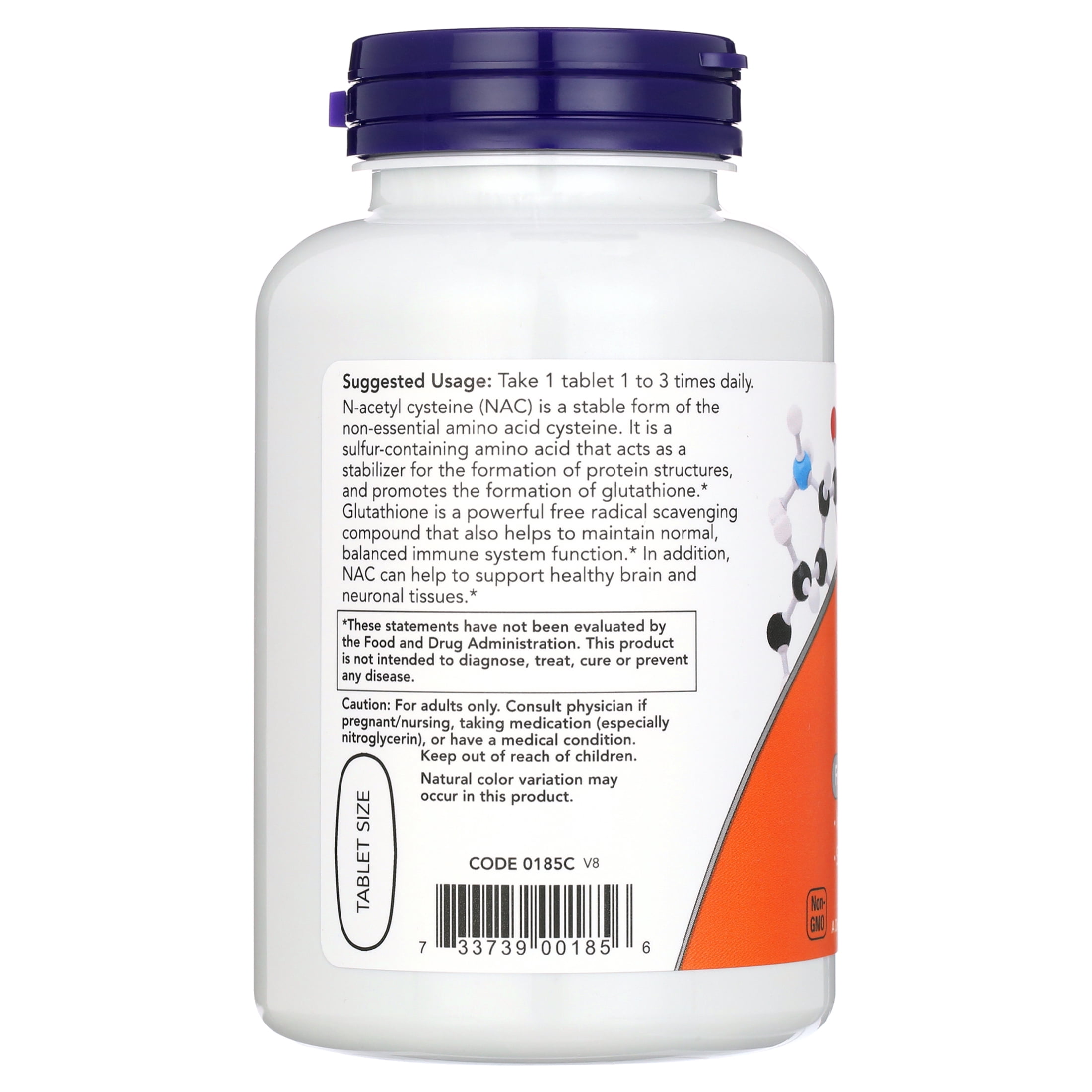 Now Foods, NAC, 1000 mg, 120 Tablets (Pack of 2)