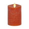 thumbnail image 1 of Lámpara Luminara Pillar Vela LED de 7,6 x 11 cm, color naranja quemado, 1 of 8