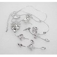 thumbnail image 4 of Clear Crystal Necklace Earrings Set, 4 of 5