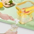 thumbnail image 3 of AURORA TRADE Plastic Drink Dispenser with Spigot, 3.5L 4.5L Beverage Dispenser Cold Drink Container for Iced Tea, Lemonade, Fridge, Bar, Party, Lock Lid, 3 of 8