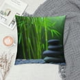 thumbnail image 2 of Orinice Bamboo Tree Graphic Decorative Cushion Throw Pillow Cover for Home Living Room Bed Sofa, Men Women Boy Girl Room Pillow Covers, Year-Round Use, Printed on Both Sides, 1PC 24x24in, 2 of 5