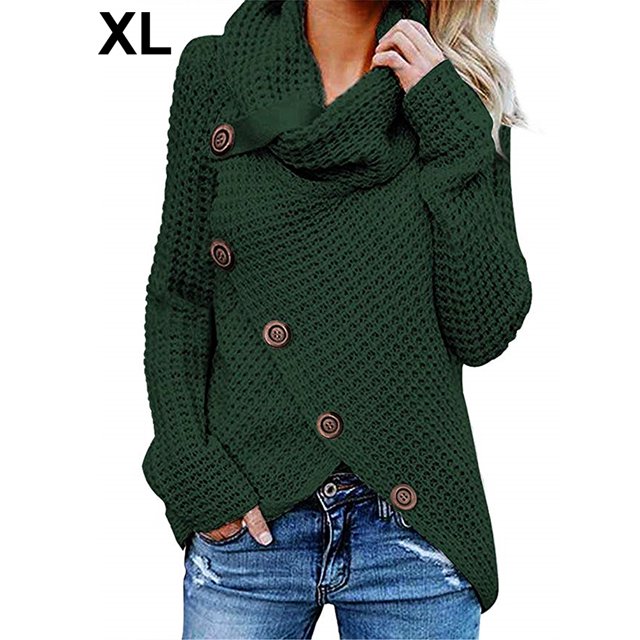 AIHOME Pull-Over Décontracté à Col Bénitier Ourlet Asymétrique pour Femmes