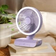 thumbnail image 6 of Desk Air Circulator Fan for Home and | Quiet Desk Fan with Remote Control and Wall Mount Capability for Bedroom and Living Spaces, 6 of 9