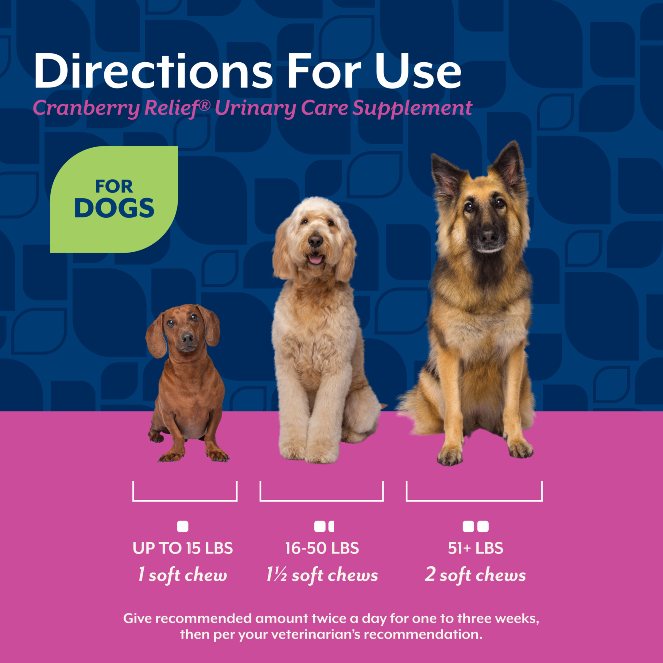 NaturVet Cranberry Relief Urinary Care Supplements for Dogs, Bacon & Chicken Flavor, 120 Count