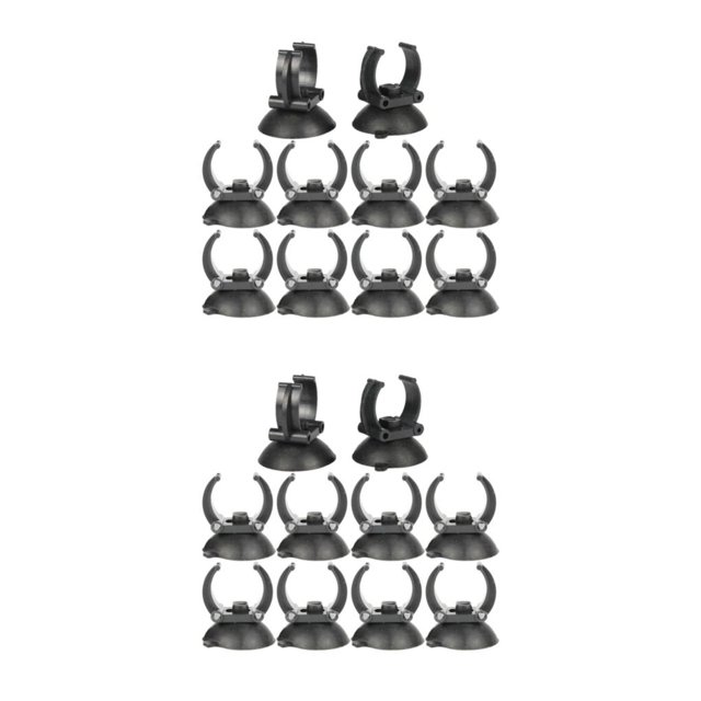stanreset Conveniently Mount Aquarium Light with 10Pcs Suction Cups Clips Style A 2Set