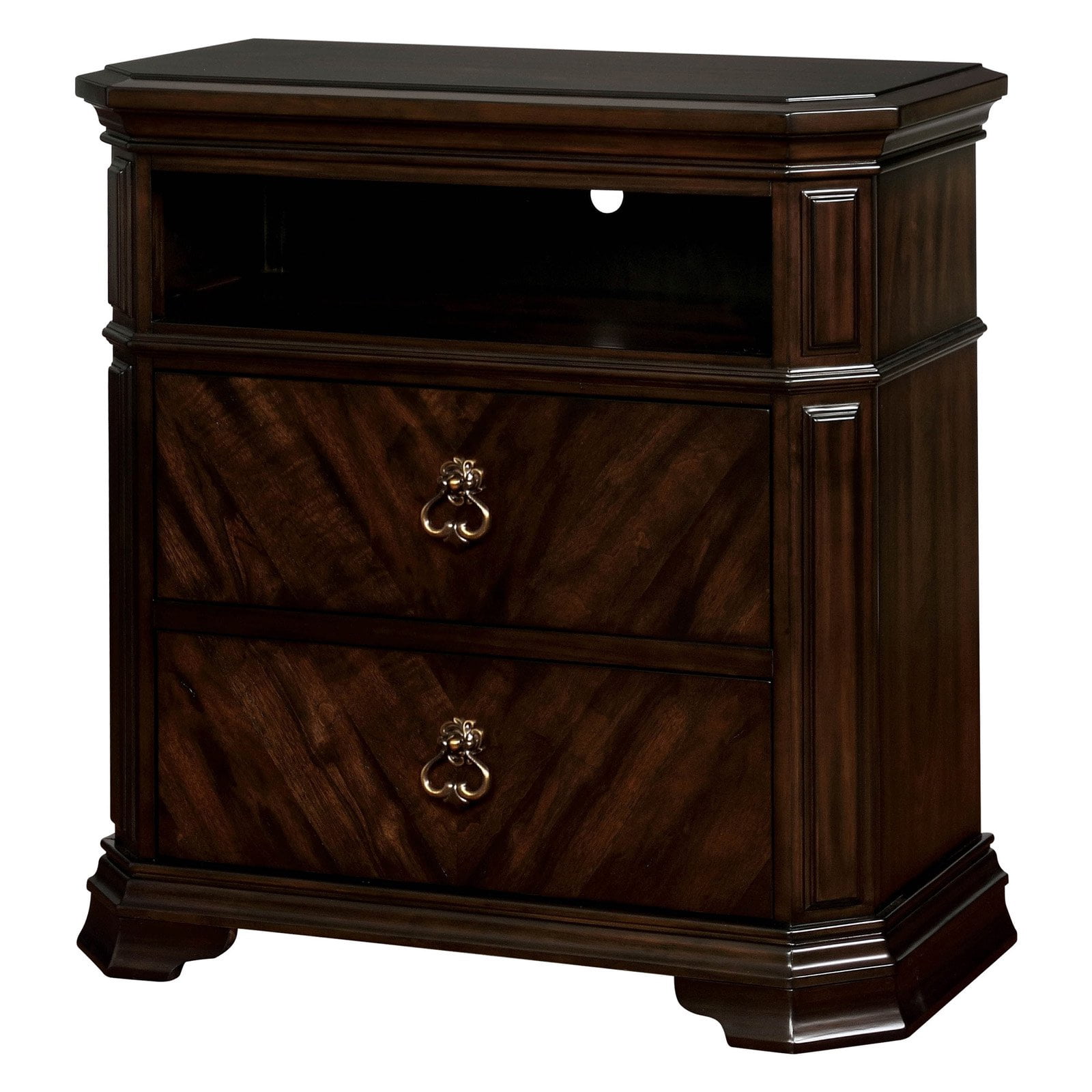 Furniture of America Petersen 2 Drawer TV Stand