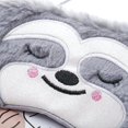 thumbnail image 4 of Paquete de 2 lindas máscaras para dormir de animales para niñas, lindos dibujos animados Bradypod, suave felpa con los ojos vendados, máscaras para dormir, cubierta para los ojos para mujere, 4 of 5