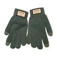 thumbnail image 4 of Women Korean Plush Solid Color Thickened Cycling Gloves Warm Winter Knitted Gloves Touch Screen Gloves BROWN, 4 of 8
